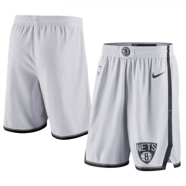 Brooklyn Nets NBA Shorts Nike 2022-23 Association Edition Swingman - Herren Brooklyn Nets NBA Shorts Nike 2022-23 Association Edition Swingman - Herren